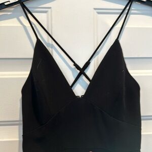 Bcbg generation black romper size 4